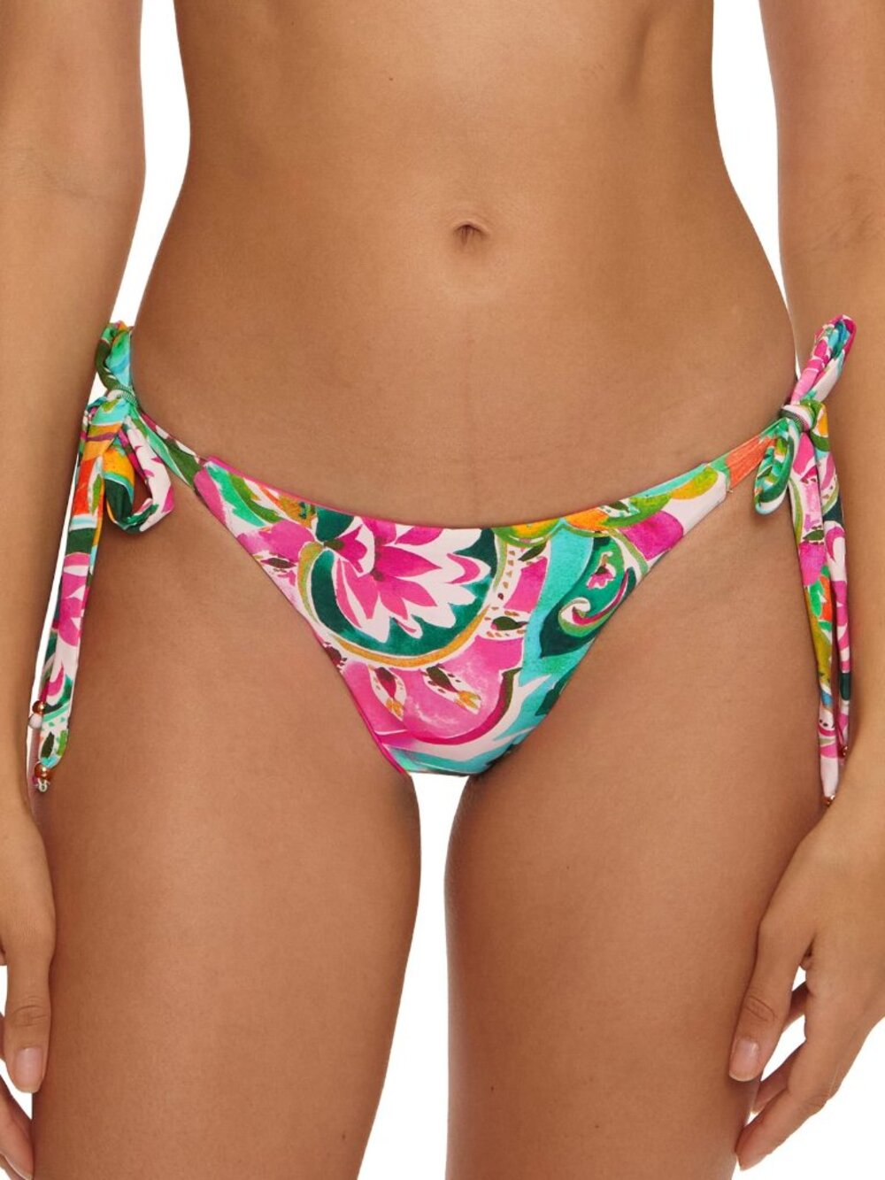 BECCA LA VIE PRINT REVERSIBLE TIE SIDE BOTTOM IN SIZES SMALL AND MEDIUM